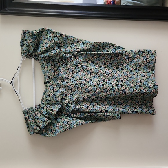 Zara Puffed Sleeve Daisy Dress - Picture 4 of 7